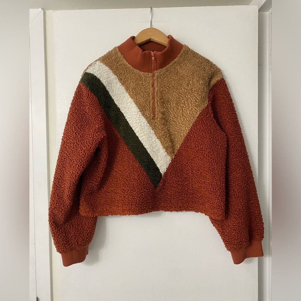 Fashion Nova Sherpa pullover sweatshirt - Picture 2 of 7